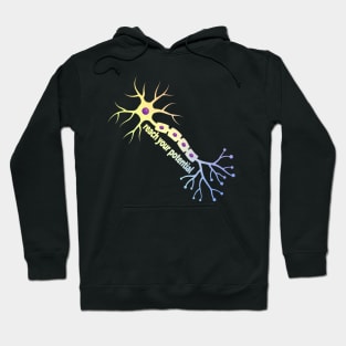 Reach Your Potential - Neuron Brain Motivation Hoodie